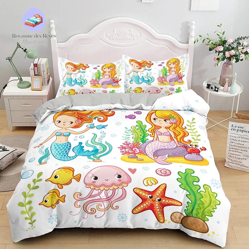 Housse de Couette Sirène Bébé