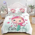 Housse de Couette Sirène Mignonne