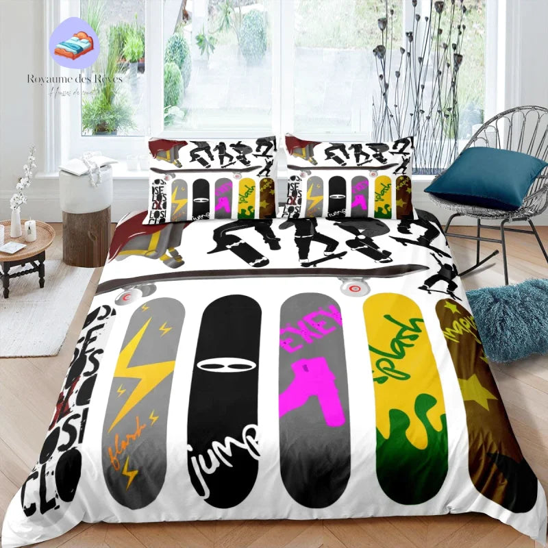 Housse de Couette Skate Figure