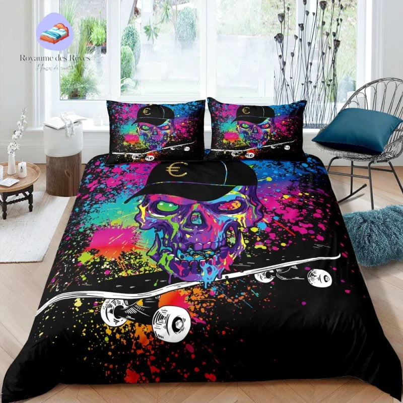 Housse de Couette Skate Planche