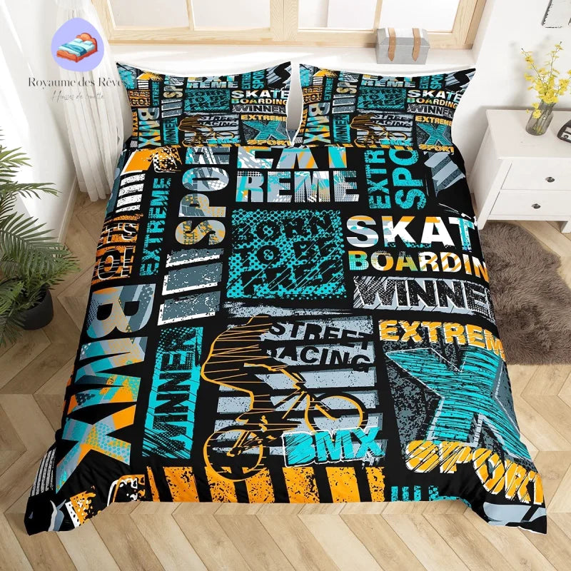 Housse de Couette Skate Sport