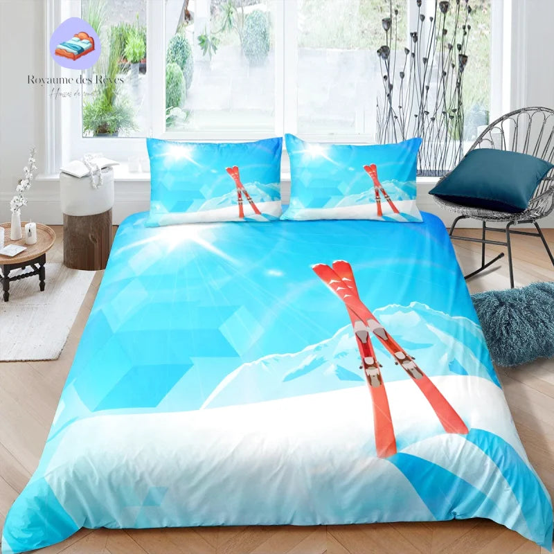 Housse de Couette Ski Soleil