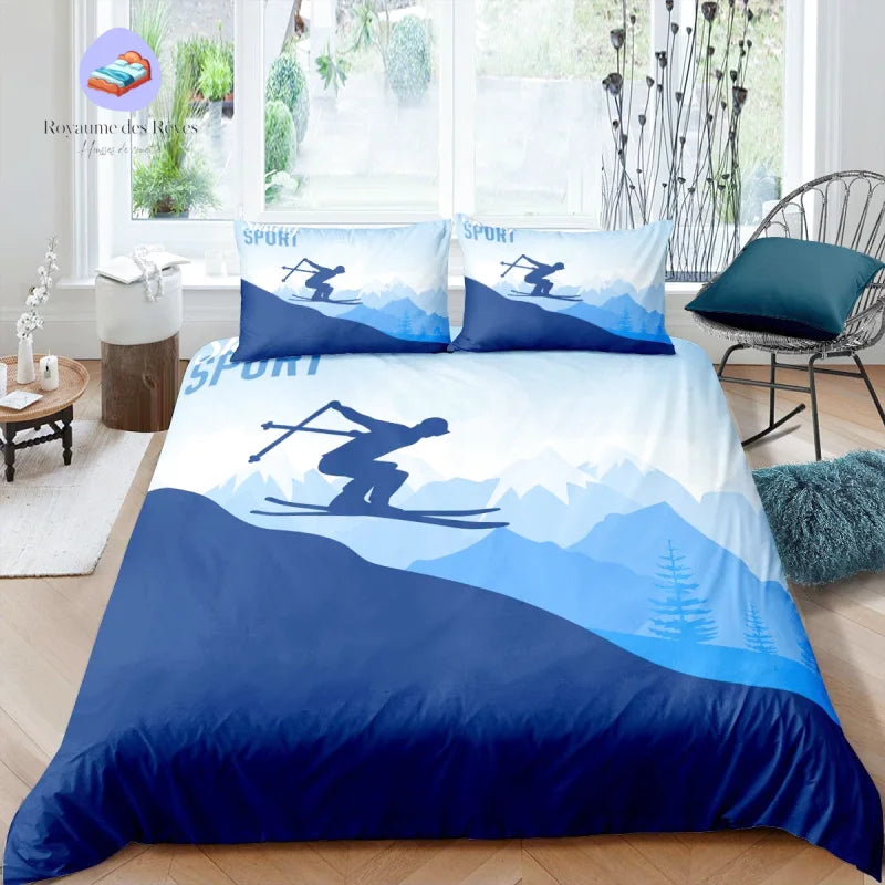 Housse de Couette Ski Stylé