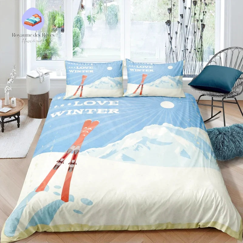 Housse de Couette Ski Winter Lover