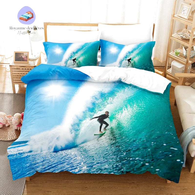 Housse de Couette Surf Glisse
