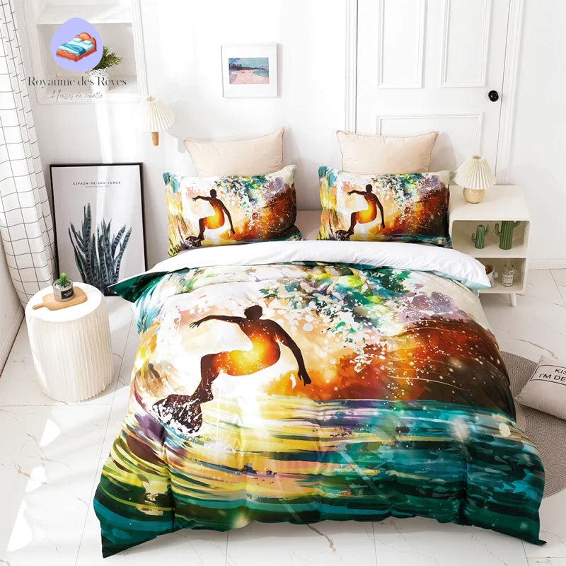 Housse de Couette Surf Hawaï