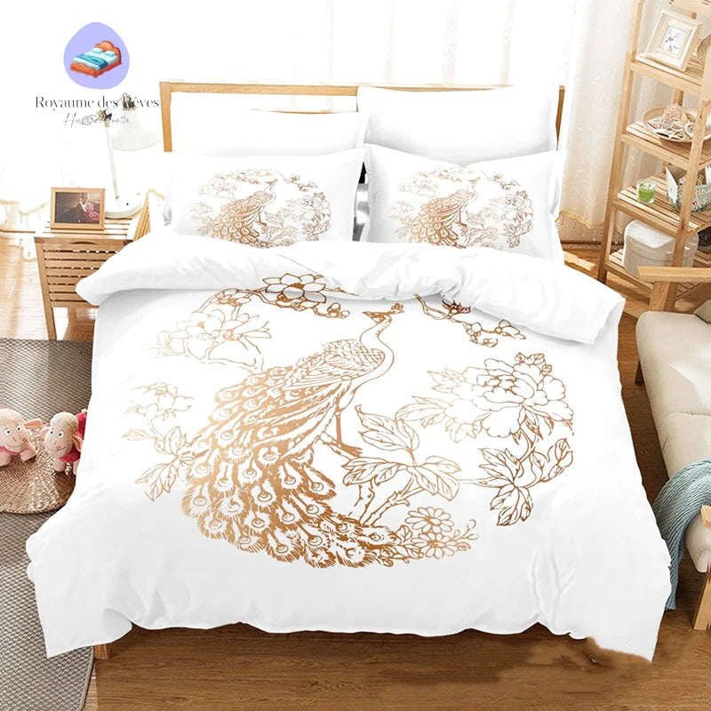 Housse de Couette Symbole Paon