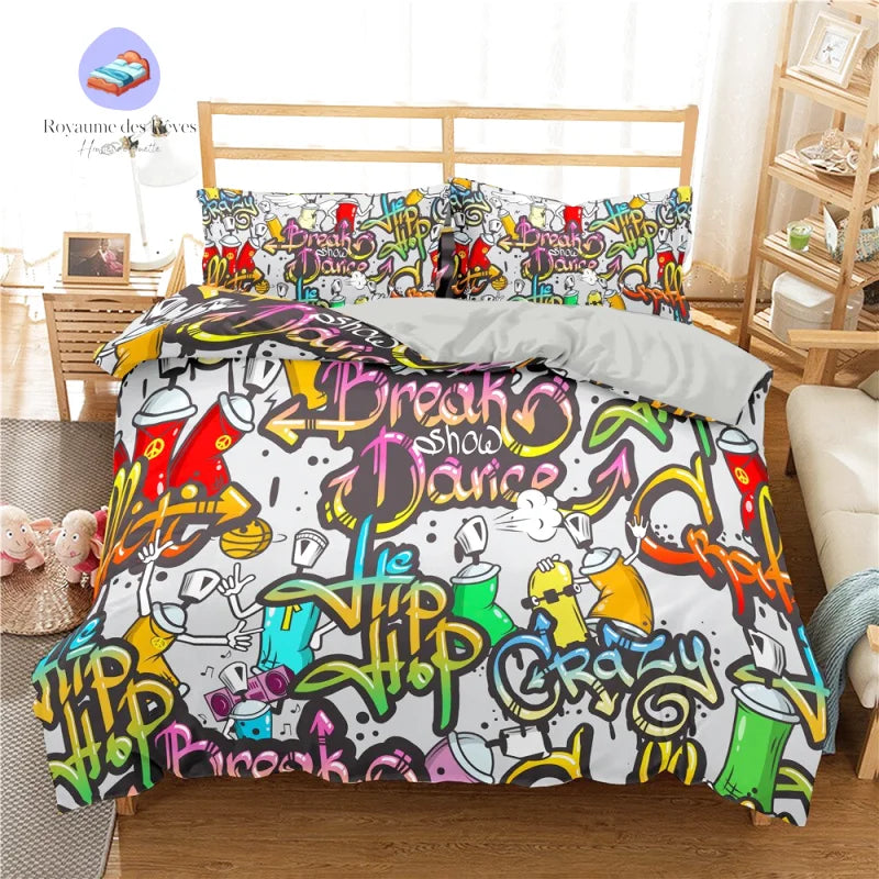 Housse de Couette Tag Break Dance