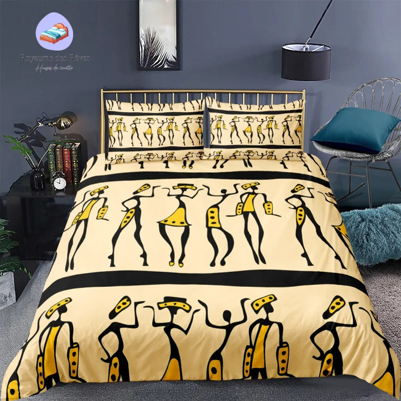 Housse de Couette Thème Africain