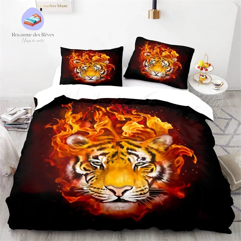 Housse de Couette Tigre 140x200