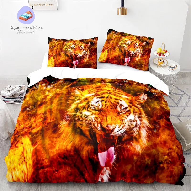 Housse de Couette Tigre Ado