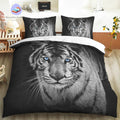 Housse de Couette Tigre Blanc Yeux