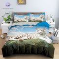 Housse de Couette Tigre Blanc
