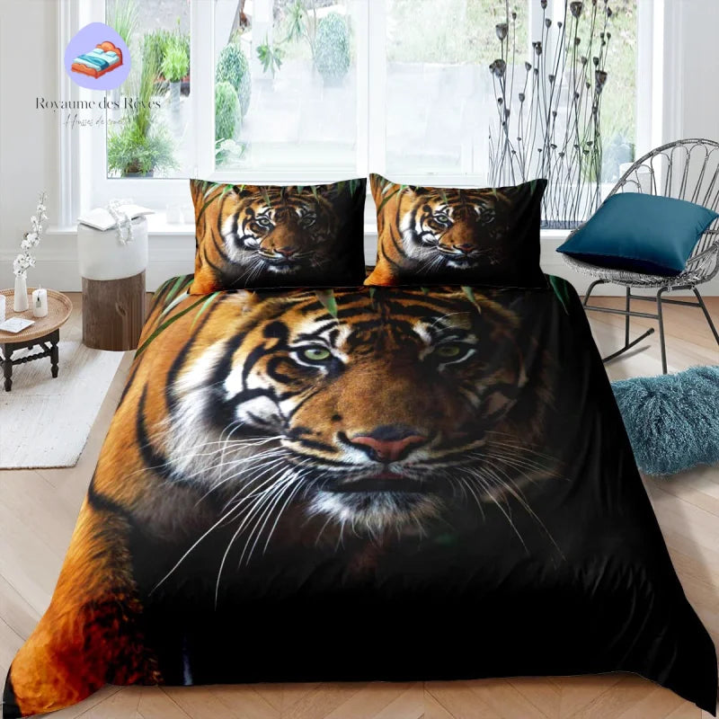 Housse de Couette Tigre Géant