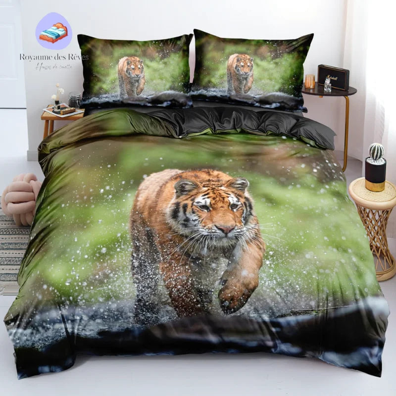 Housse de Couette Tigre Nature