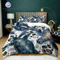 Aquatic Turtle Duvet Cover
