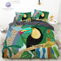 Housse de Couette Toucan Bleu