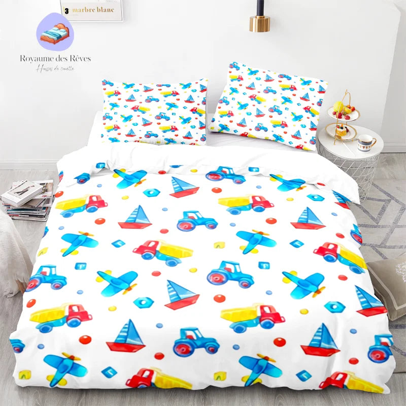 Housse de Couette Tracteur Garçon