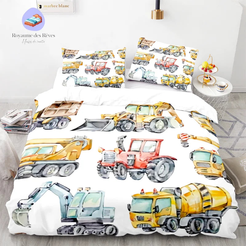 Housse de Couette Tracteur Gros Véhicules