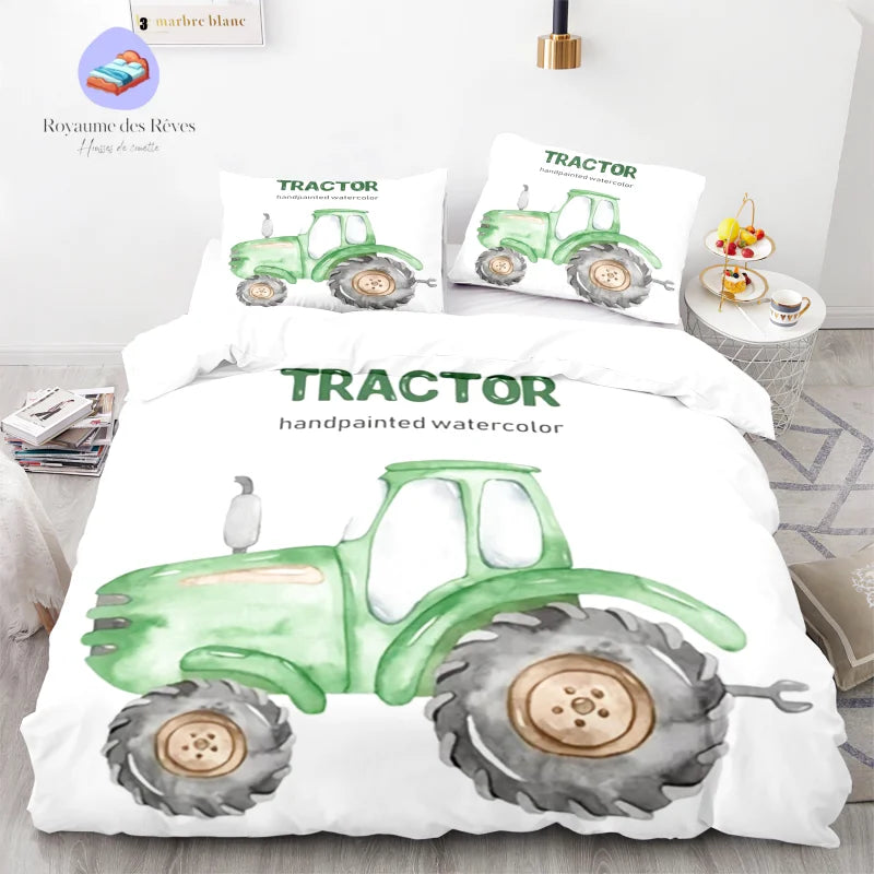 Housse de Couette Tracteur Peinture