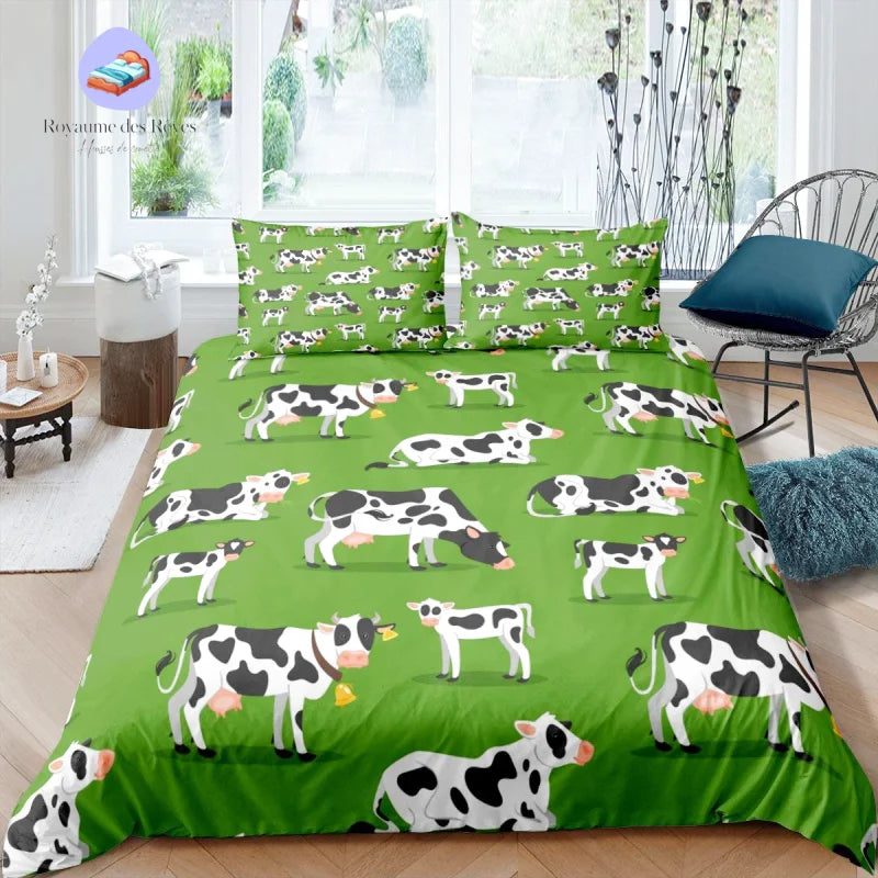 Housse de Couette Vache Cloche