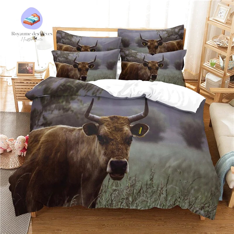 Housse de Couette Vache Homme