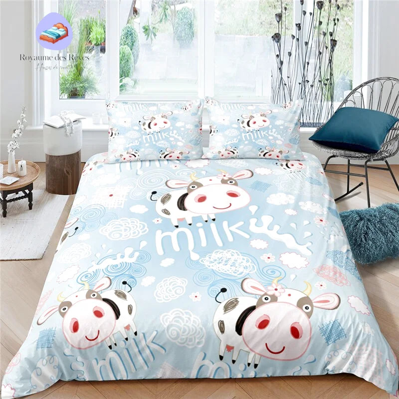 Housse de Couette Vache Lait