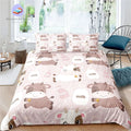 Housse de Couette Vache Rose