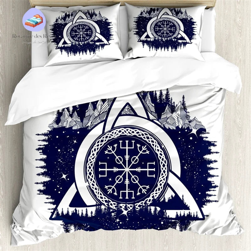 Housse de Couette Viking Symbole de Vegvisir