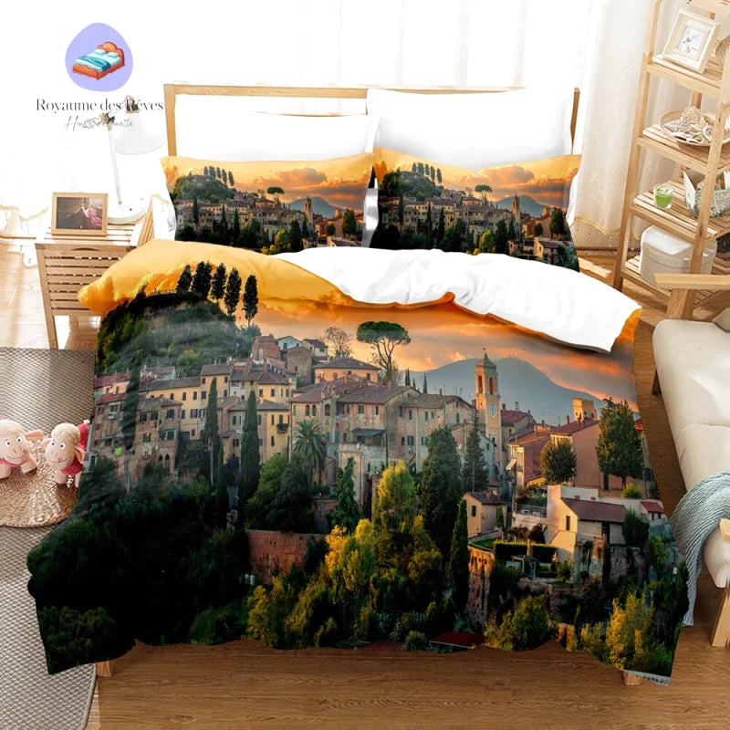 Housse de Couette Village Italien