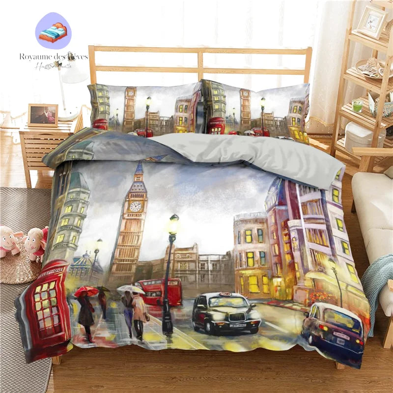 Housse de Couette Ville Londres