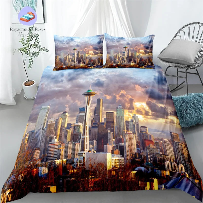 Housse de Couette Ville Seattle