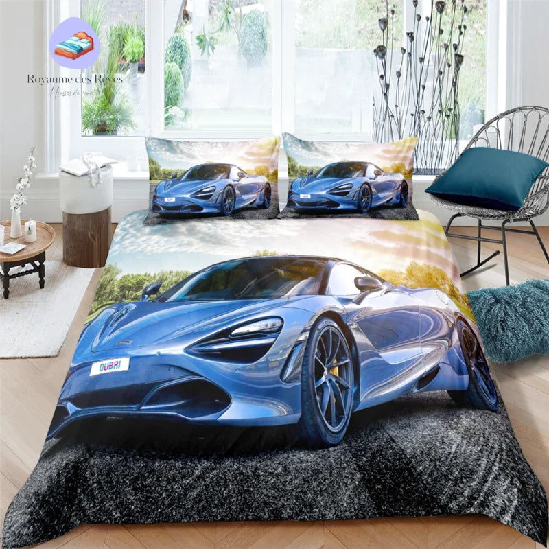 Housse de Couette Voiture de Sport