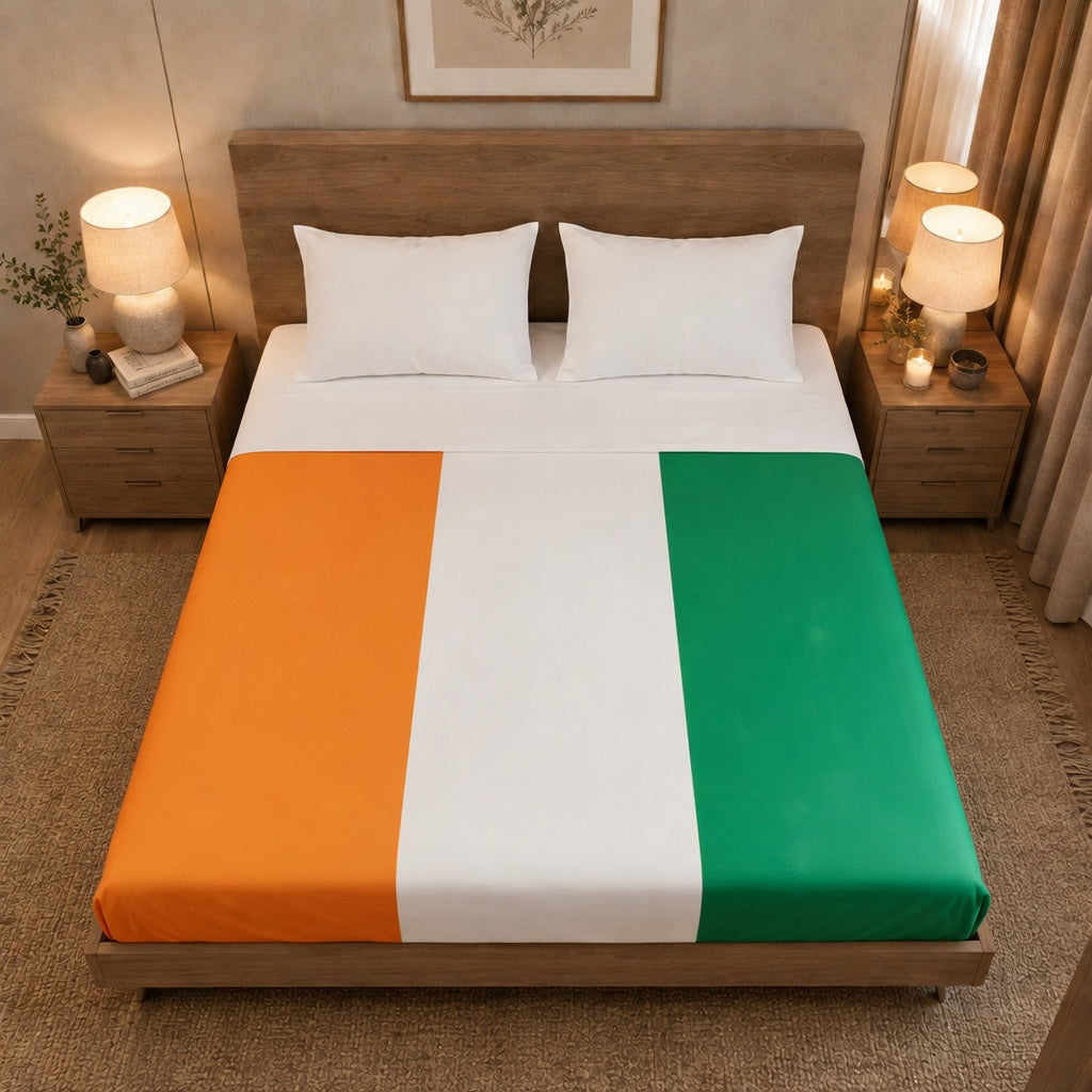 Drap plat drapeau Côte d'Ivoire