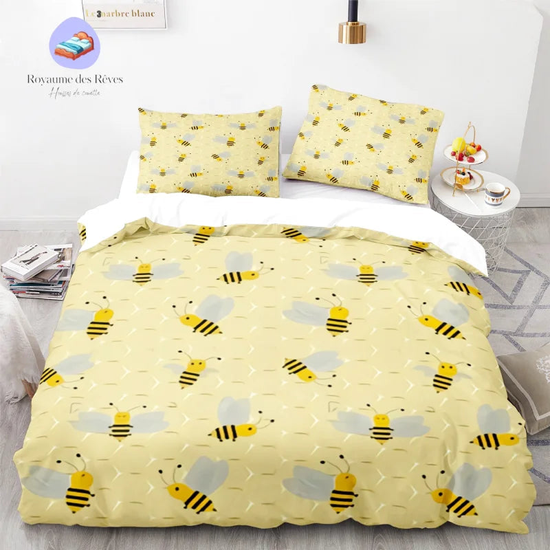 Set di biancheria da letto delle api