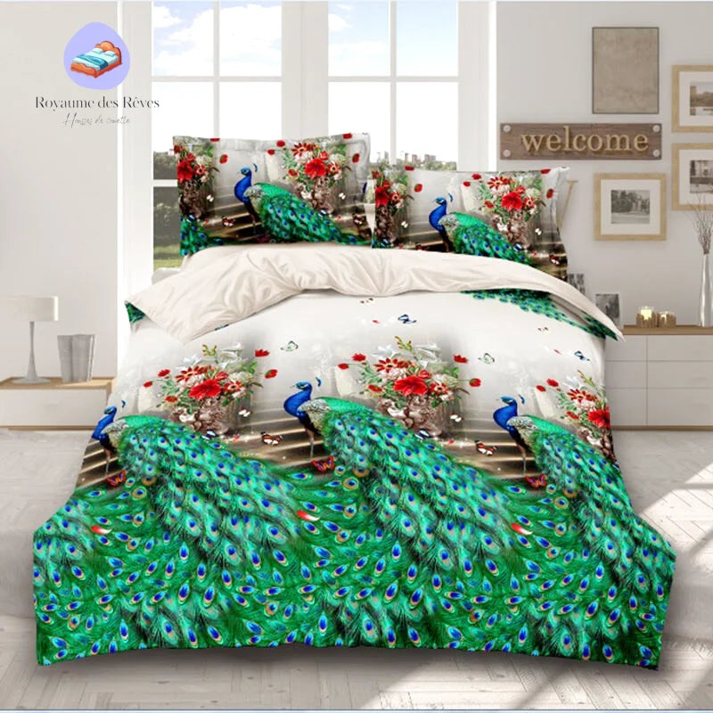 Parure de lit Paon