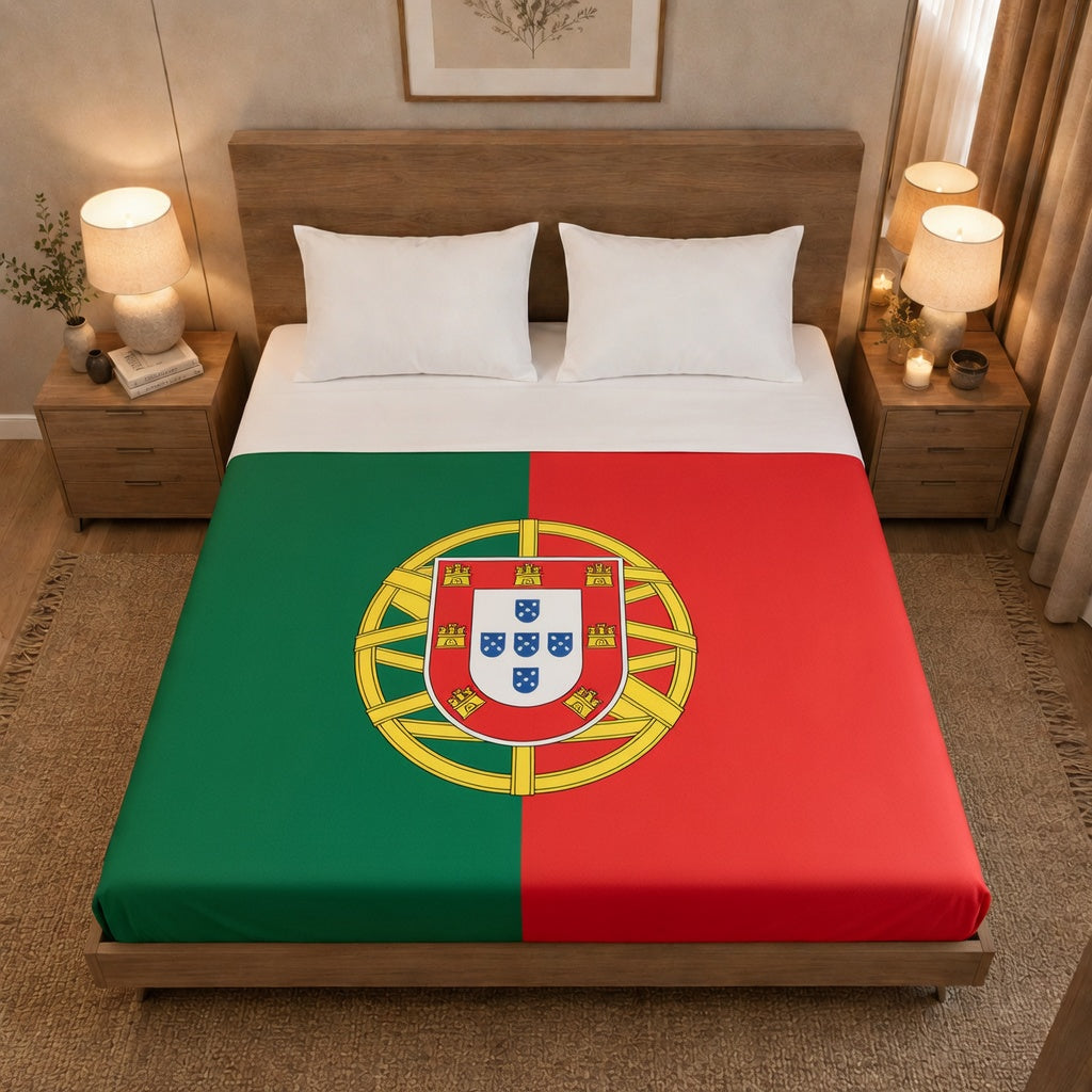 Drap plat drapeau Portugal