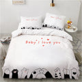 Cute Kawaii Cat Duvet Cover