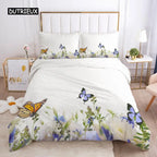 Housse de couette Fleurs douces et légères