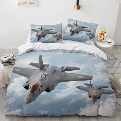 Aviones de combate y de combate Funda nórdica