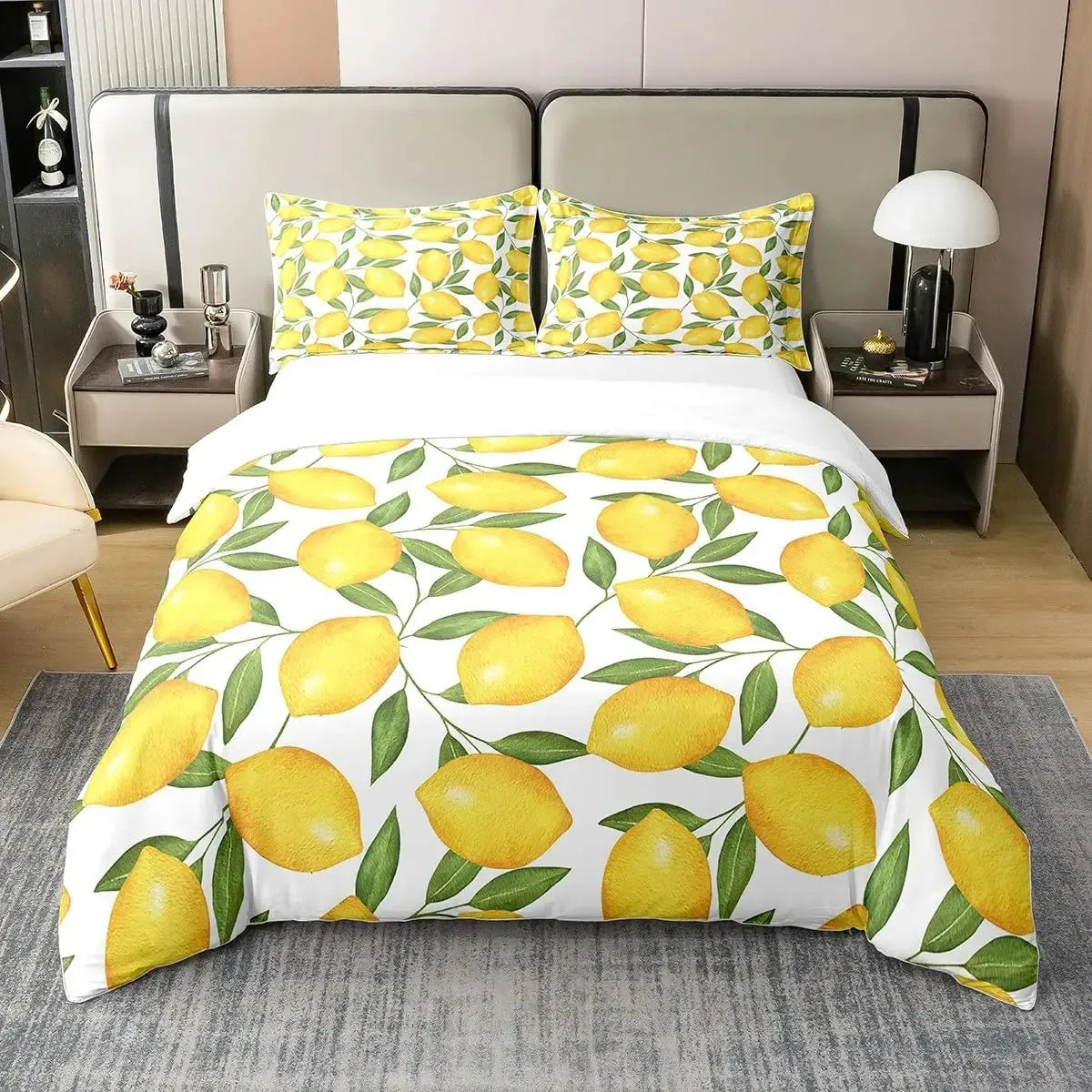 Housse de couette Citron