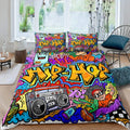 Copripiumino Graffiti Hip-Hop