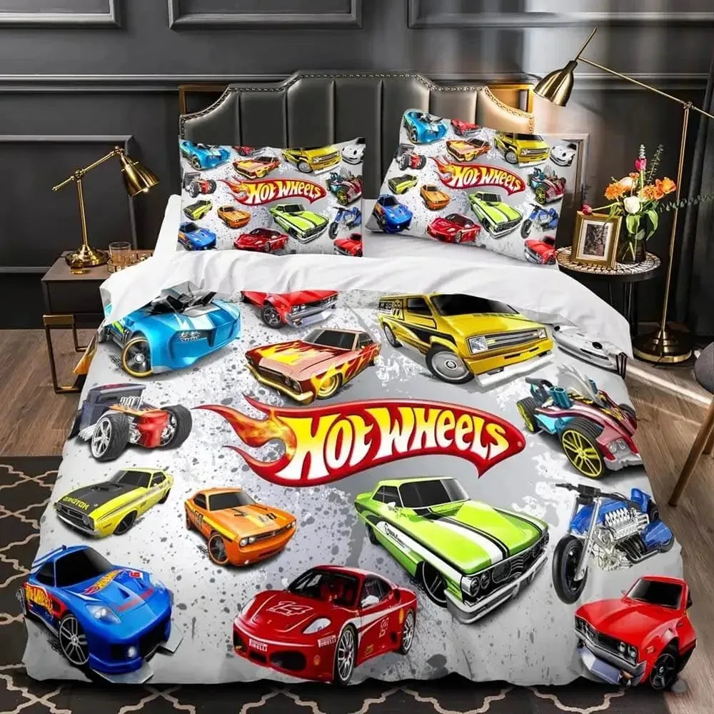 Housse de couette Hot Wheels