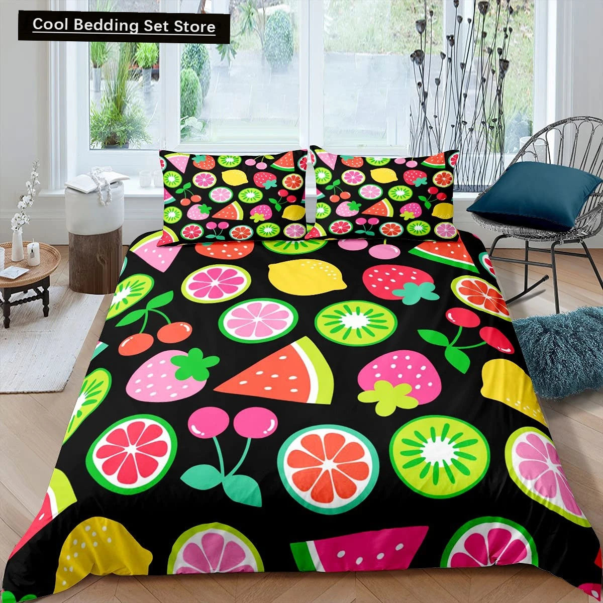 Housse de couette Fruits Vitaminés