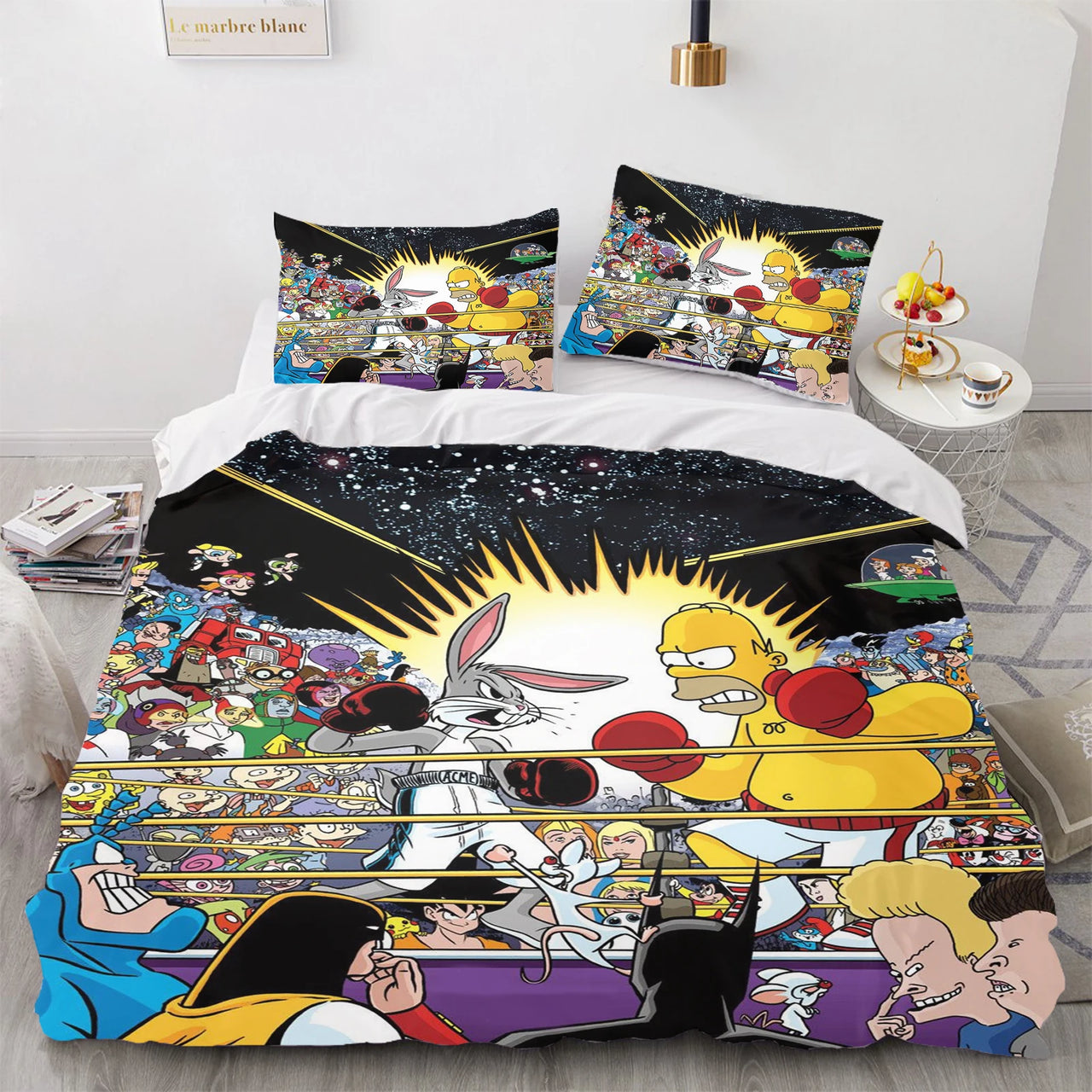 Housse de Couette Les Simpson Boxe
