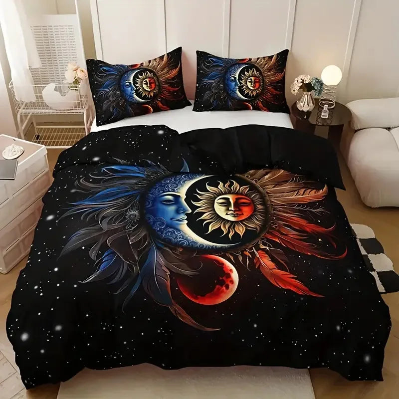 Housse de couette Soleil & Lune