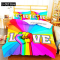Love Wins dekbedovertrek - LGBT-regenboog