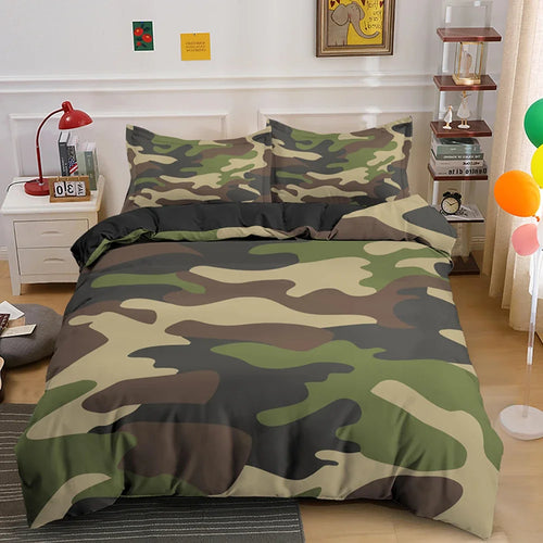 Military Camouflage Duvet Cover