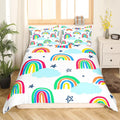 Niedlicher Regenbogen-Bettbezug