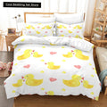 Yellow plastic duck Duvet Cover
